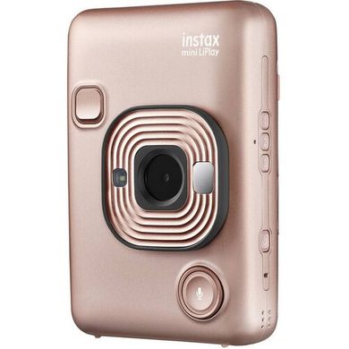 Фотокамера миттєвого друку Fujifilm Instax Mini LiPlay Blush Gold