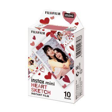Фотопапір Fujifilm Instax Mini Heart Sketch (10 фото)
