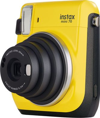 Набор фотоаппарат Fujifilm Instax Mini 70 Yellow + кейс + картридж 2х10
