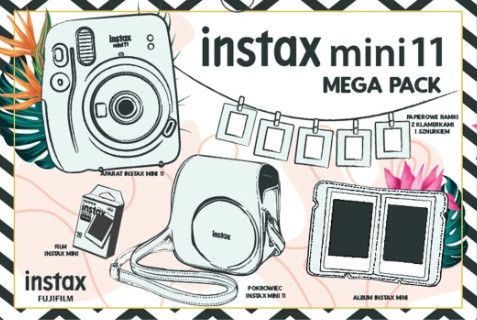 Камера миттєвого друку FUJIFILM Instax mini 11 Blush Pink Mega Pack