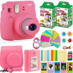 Камера моментальной печати Fujifilm Instax Mini 9 Pink с подарочным набор аксессуаров