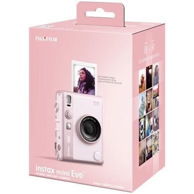 Гібридна камера Instax Mini EVO Jentle Rose (Рожева)